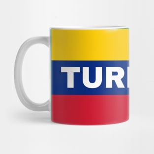 Turmero City in Venezuelan Flag Colors Mug